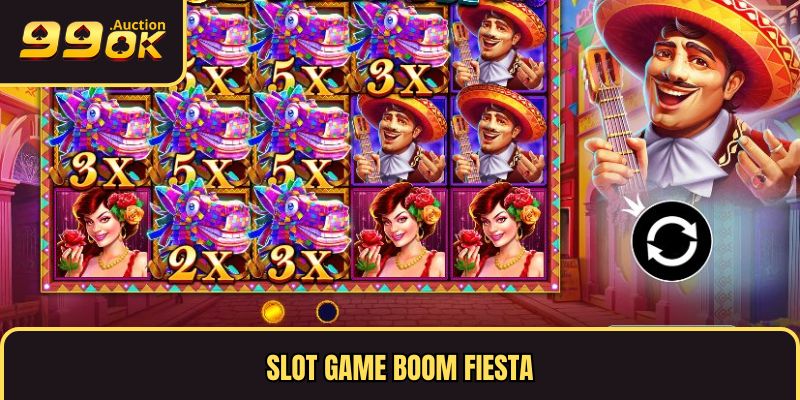 Slot game Boom Fiesta sôi động